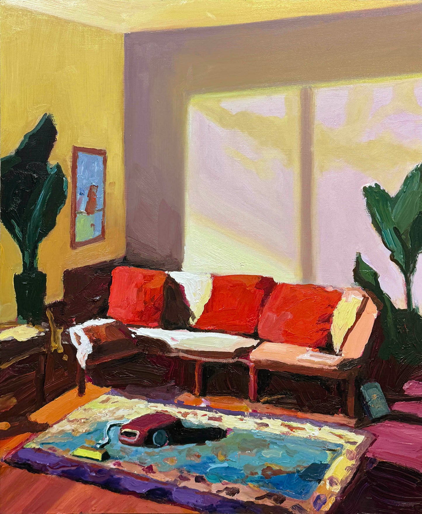 Above the Bookshop painting
