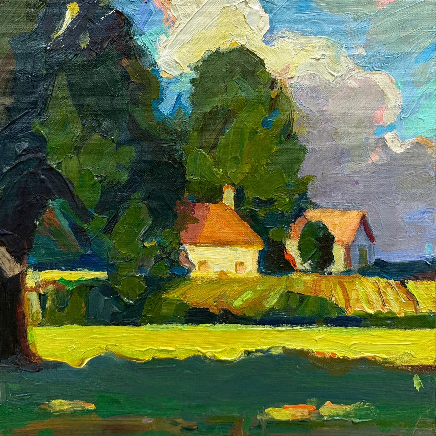 Afternoon by the Orchard