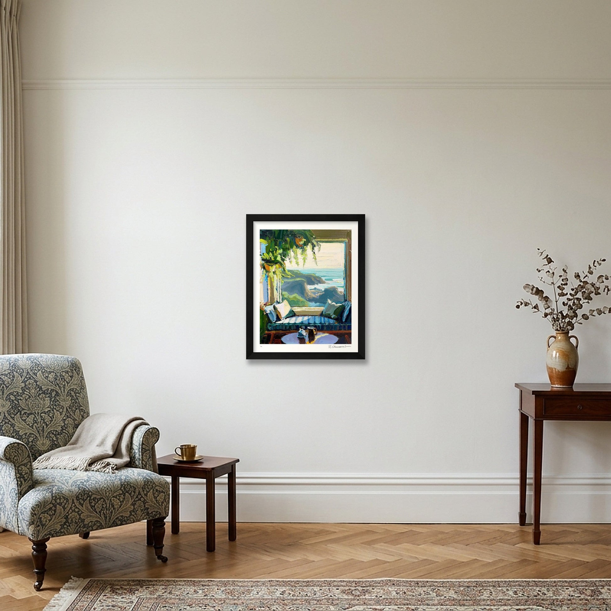 Halfway to the Sea — 28×35cm, 11×14" Black Frame
