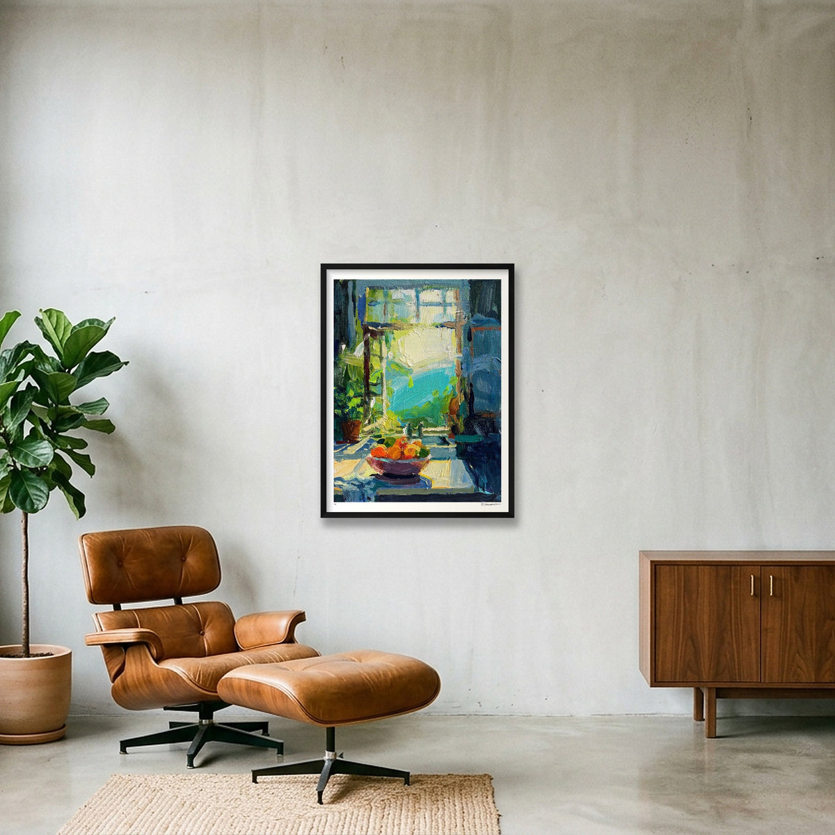 (HP) Still Life Temporarily_15-0x20-0 — 60×80cm, 24×31" Black Frame