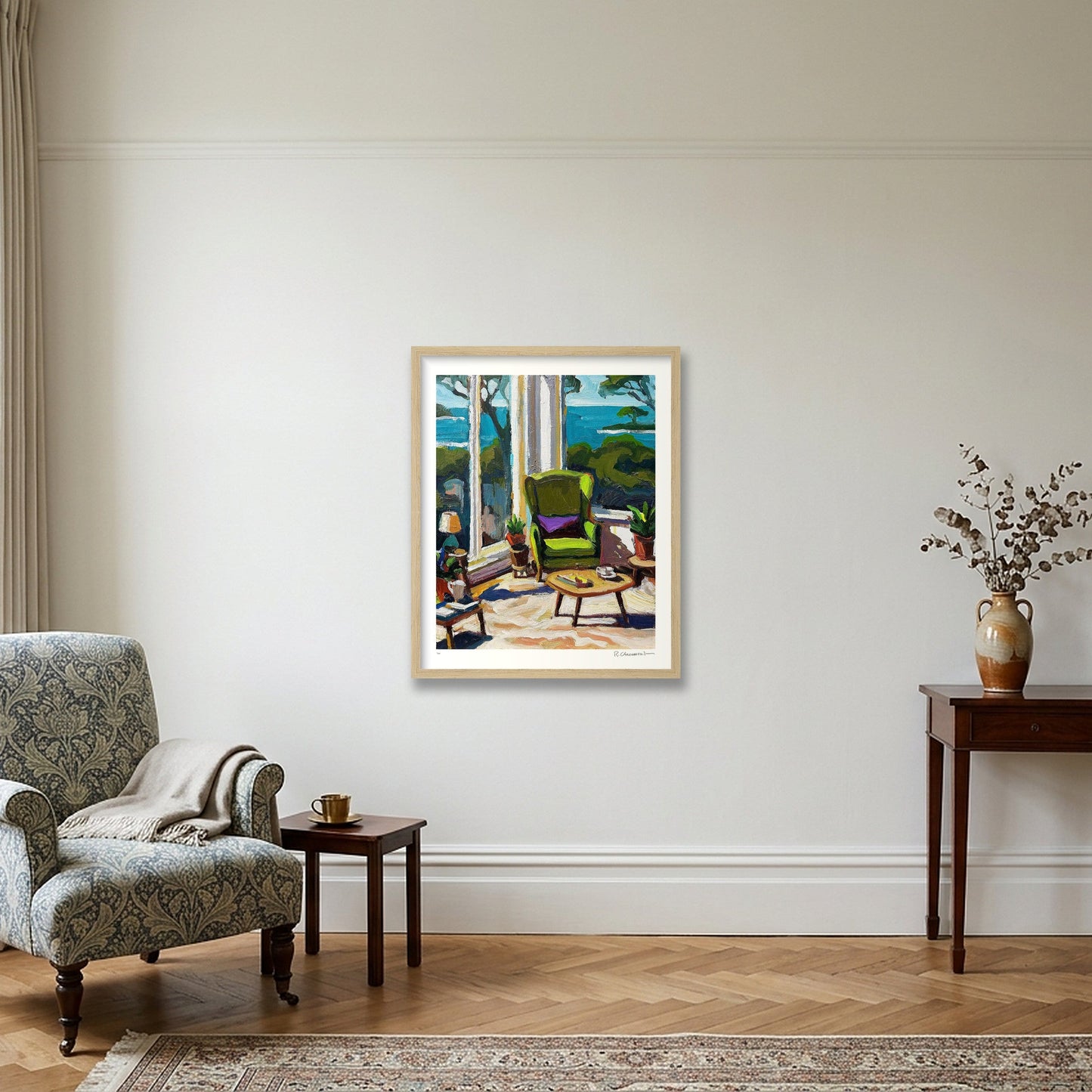 Whale Beach Retreat — 40×50cm, 16×20" Oak Frame