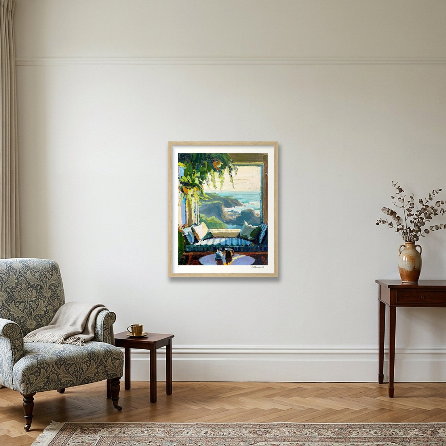 Halfway to the Sea — 40×50cm, 16×20" Oak Frame