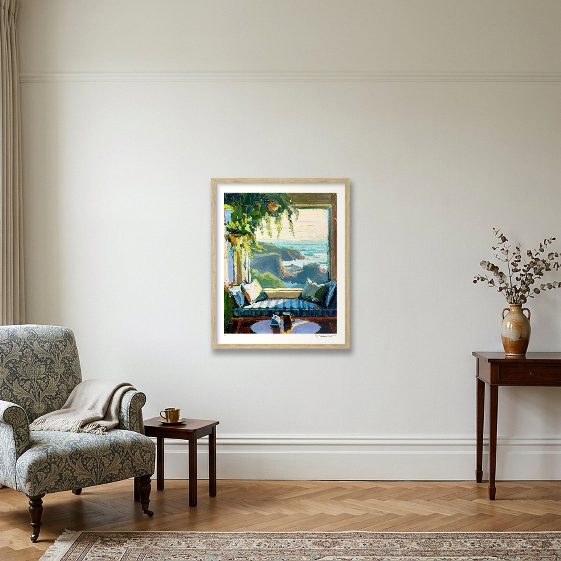 Halfway to the Sea — 40×50cm, 16×20" Oak Frame