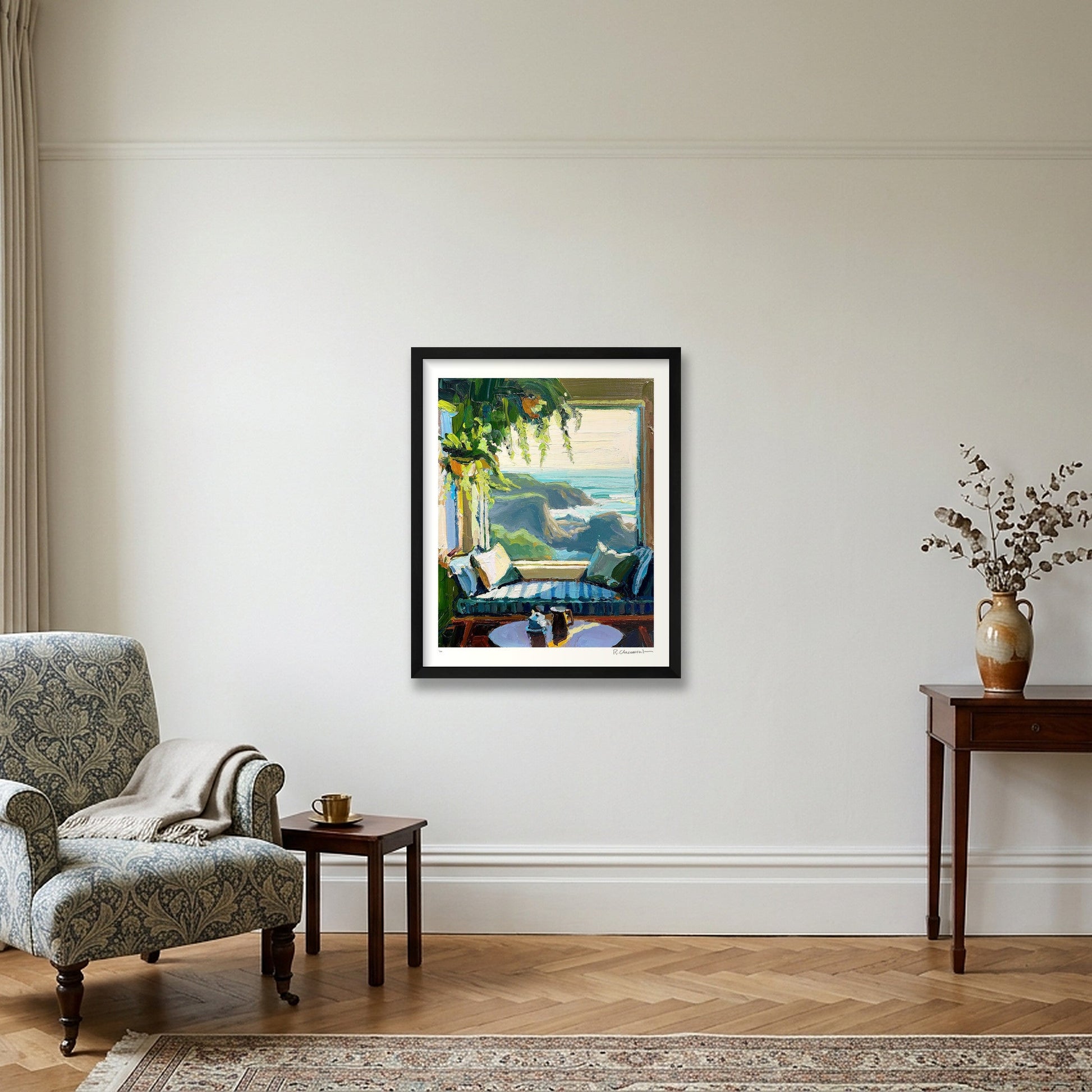 Halfway to the Sea — 40×50cm, 16×20" Black Frame