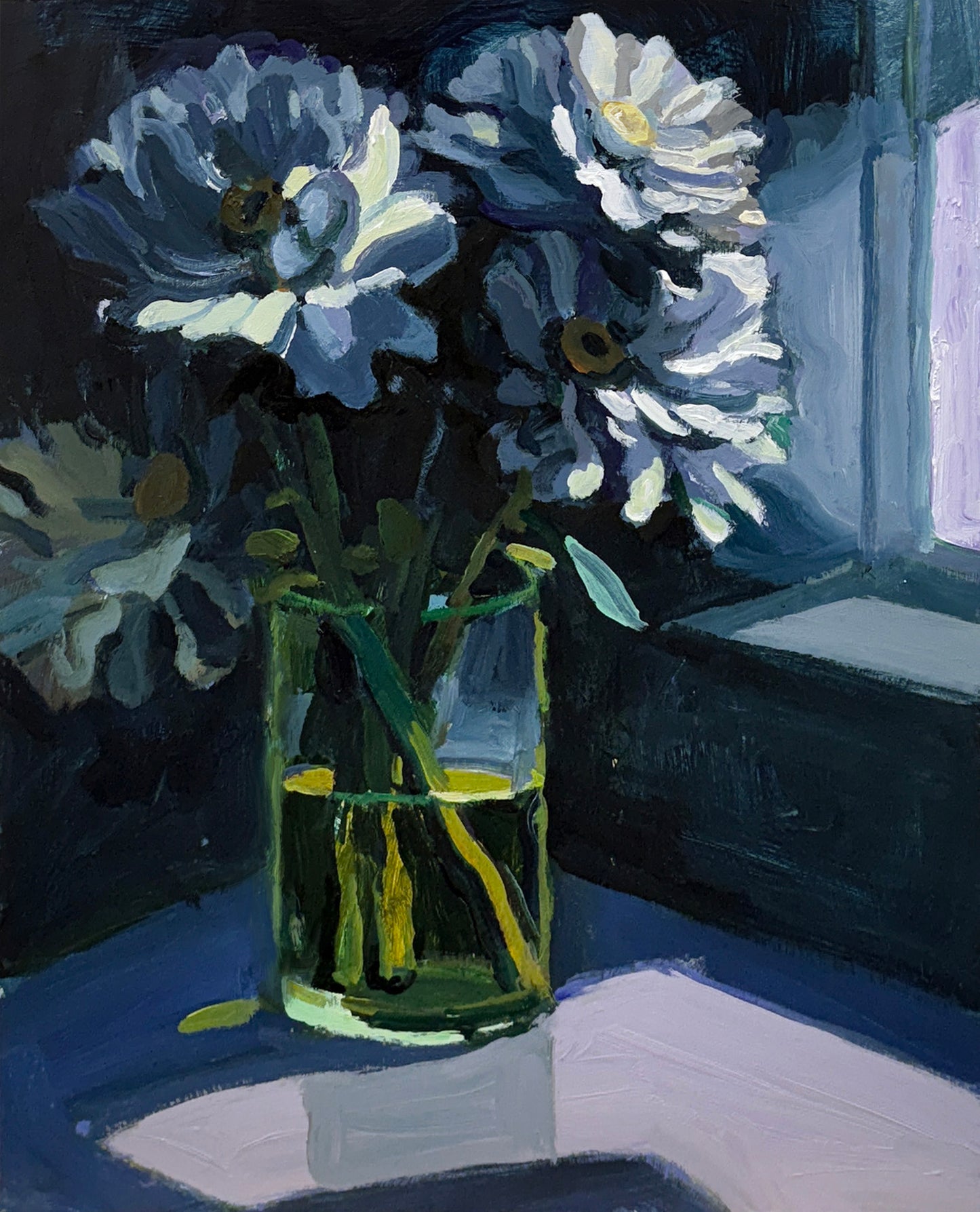 Zinnias by the Window