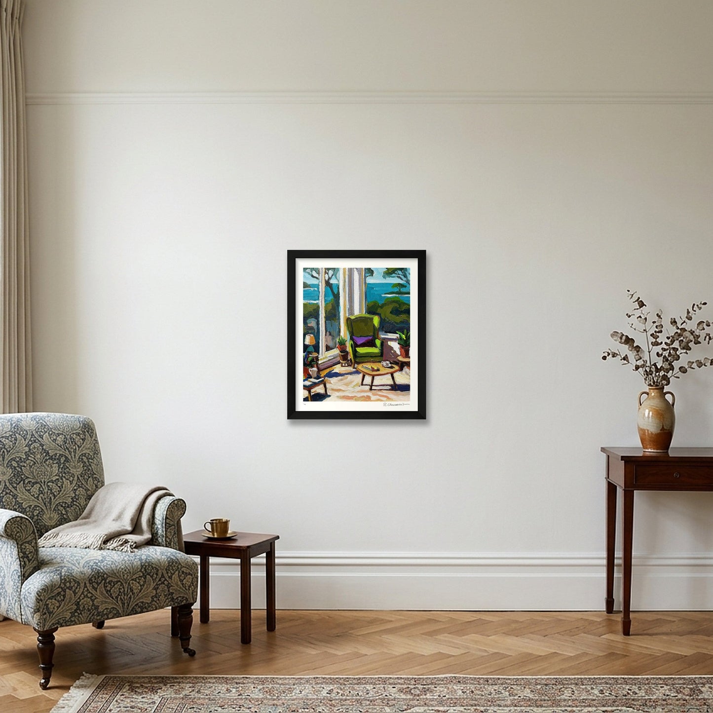 Whale Beach Retreat — 28×35cm, 11×14" Black Frame