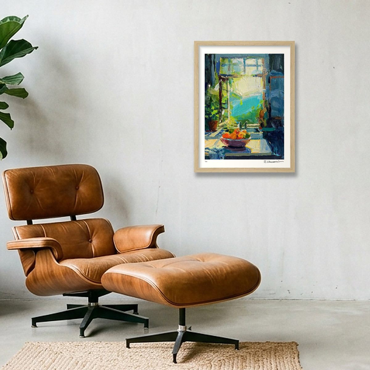 (HP) Still Life Temporarily_15-0x20-0 — 30×40cm, 12×16" Oak Frame